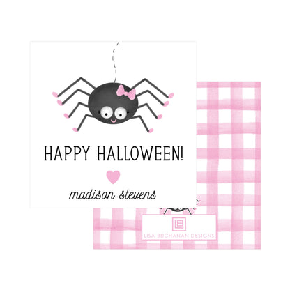 GIRLY SPIDER | GIFT TAGS & STICKERS