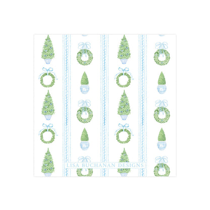 CHINOISERIE WREATH | CHRISTMAS GIFT TAGS