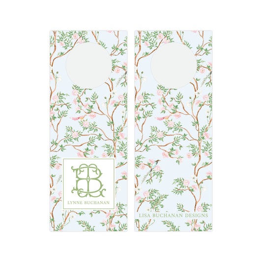 BLUE CHINOISERIE  | WINE BOTTLE TAGS