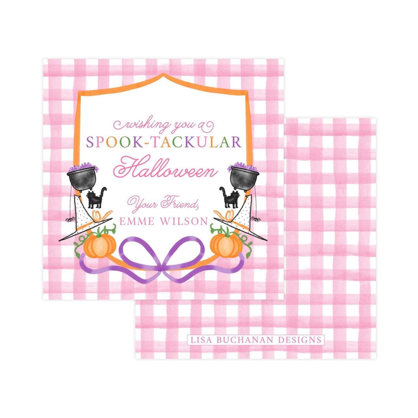 HALLOWEEN CREST | GIFT TAGS & STICKERS