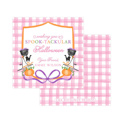 HALLOWEEN CREST | GIFT TAGS & STICKERS