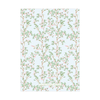 CHINOISERIE VINES (BLUE BACK) | BABY SHOWER INVITATION