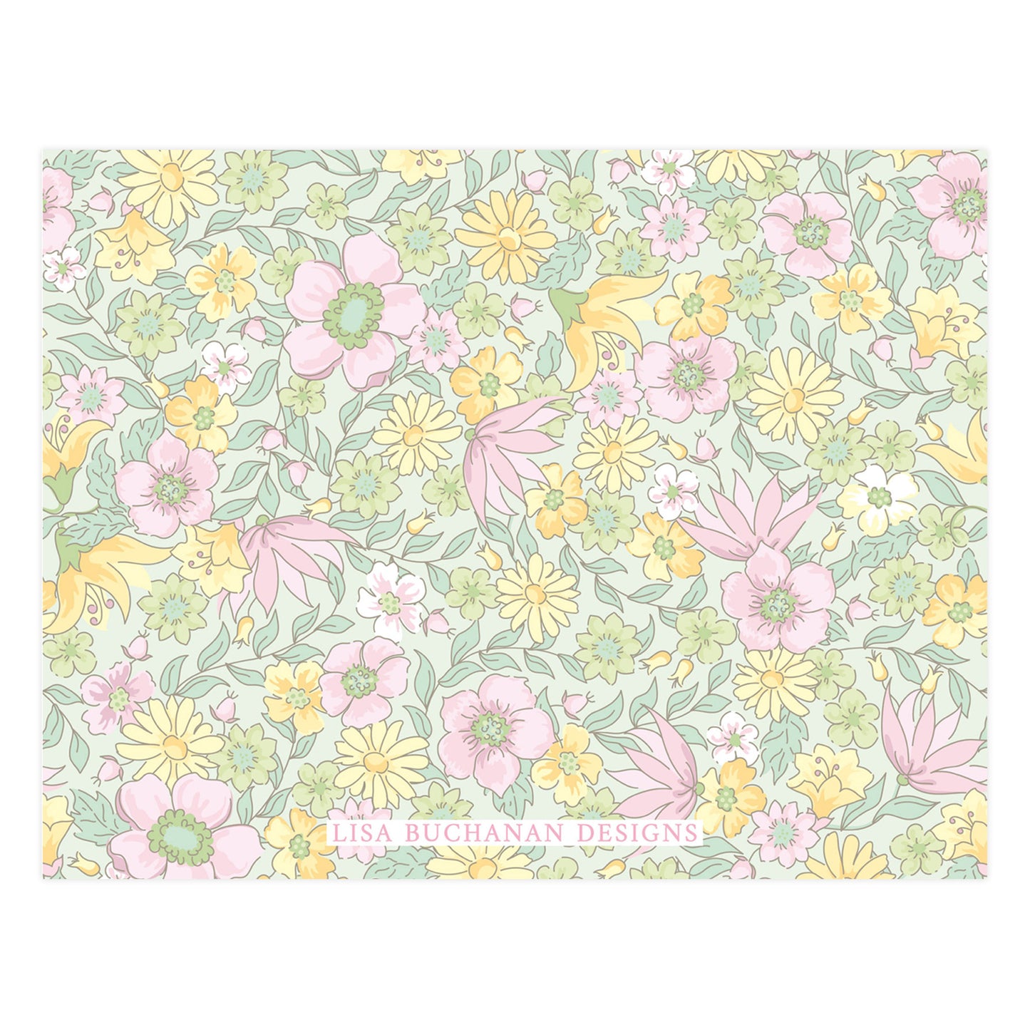 YELLOW FLORAL | NOTE CARDS