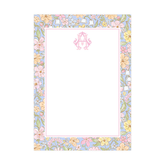 LIGHT BLUE DITSY FLORALS | 5" X 7" NOTEPAD