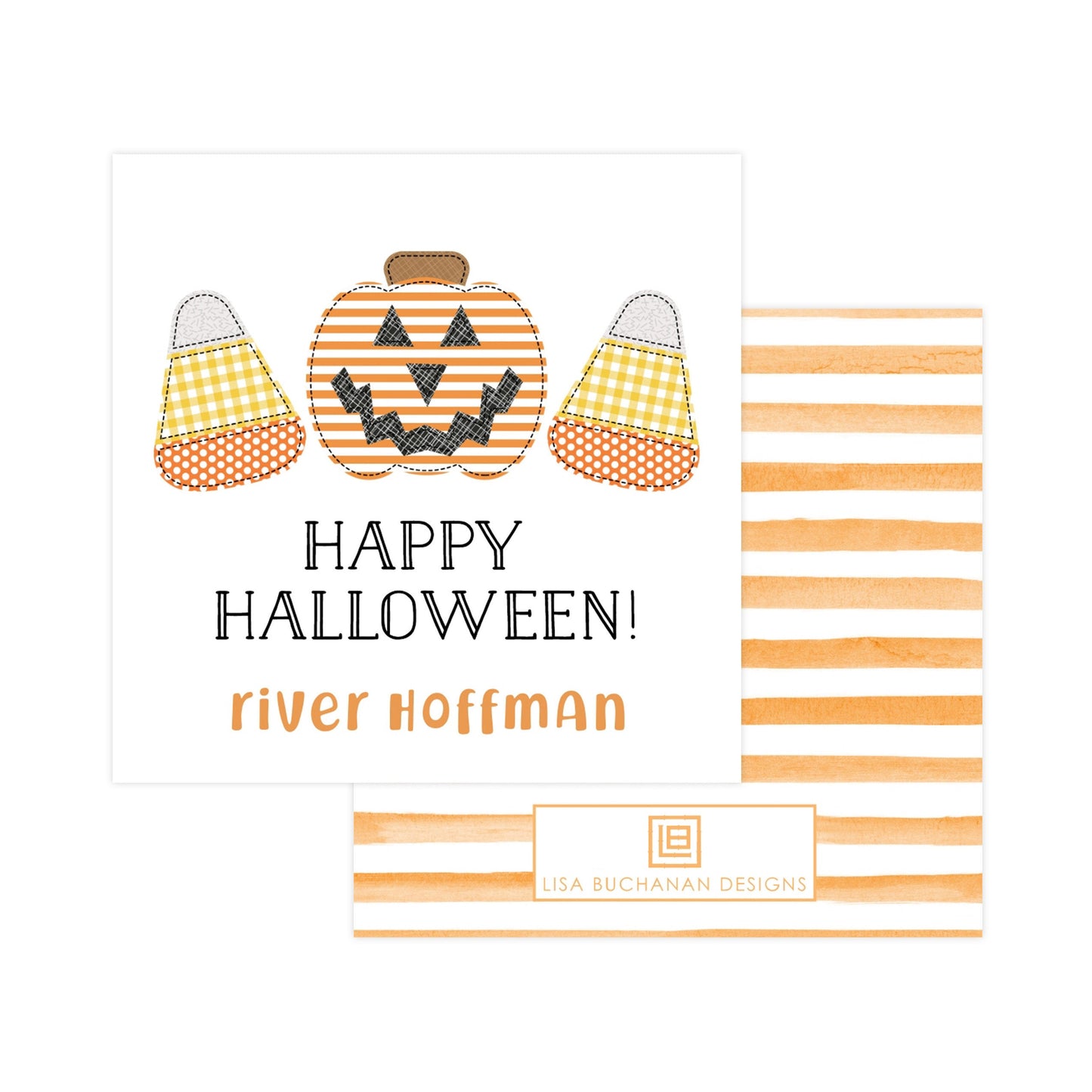 CANDY CORN & JACK-O-LANTERN | GIFT TAGS & STICKERS