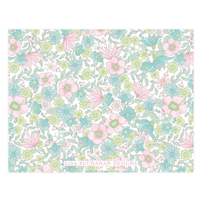 LIGHT GREEN FLORAL | NOTE CARDS