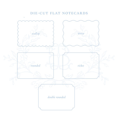 CUSTOM A2 (4.25" X 5.5") DIE-CUT NOTE CARDS