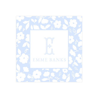 BLUE FLORAL PATTERN | GIFT TAG