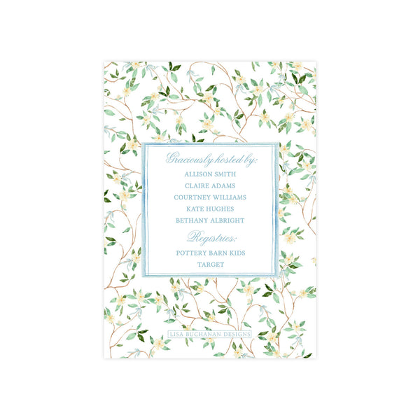 CHASING MAGNOLIAS | BABY SHOWER INVITATION