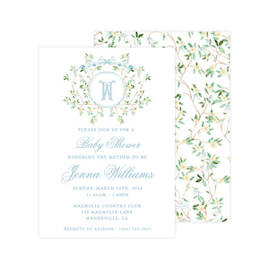 CHASING MAGNOLIAS | BABY SHOWER INVITATION