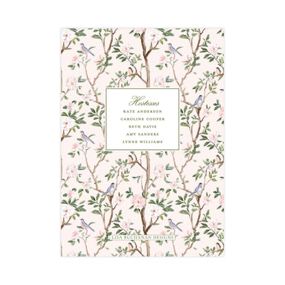 CHINOISERIE BIRDS (PINK) | BRIDAL SHOWER INVITATIONS