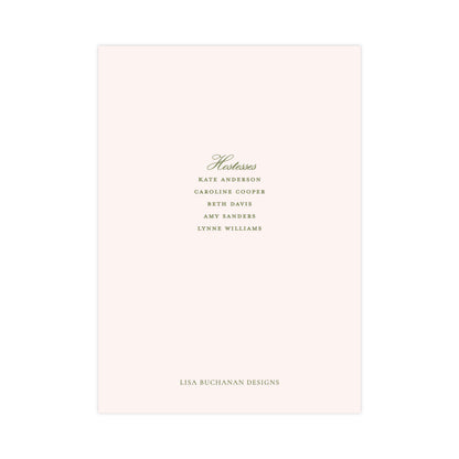 CHINOISERIE BIRDS (PINK) | BRIDAL SHOWER INVITATIONS