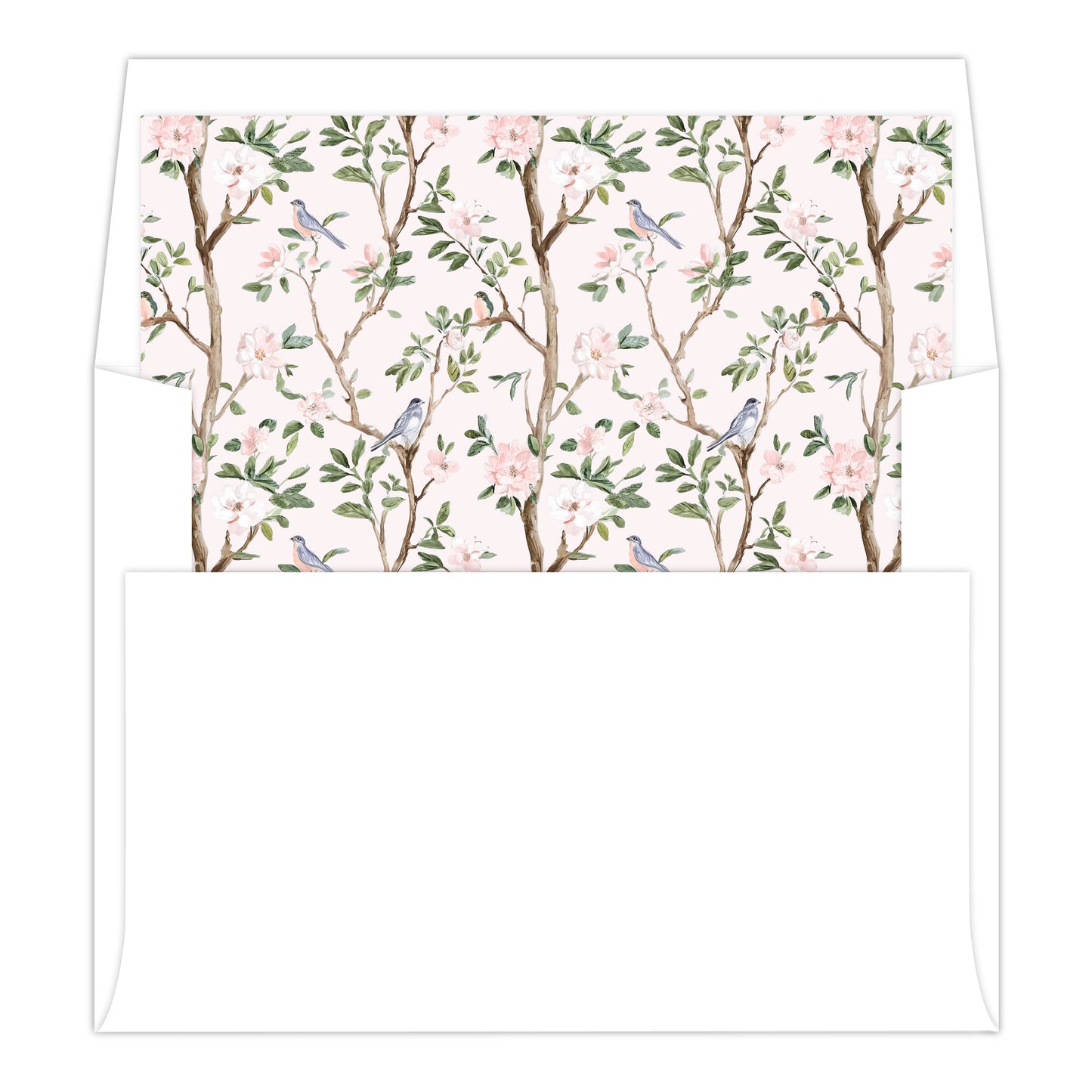 CHINOISERIE BIRDS (PINK) | BRIDAL SHOWER INVITATIONS