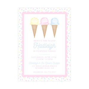 ICE CREAM | INVITATIONS