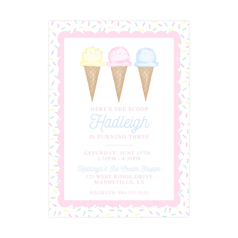 ICE CREAM | INVITATIONS