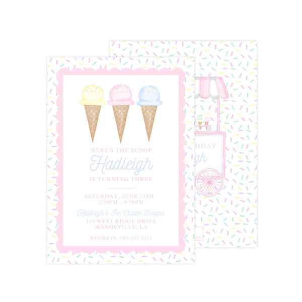 ICE CREAM | INVITATION