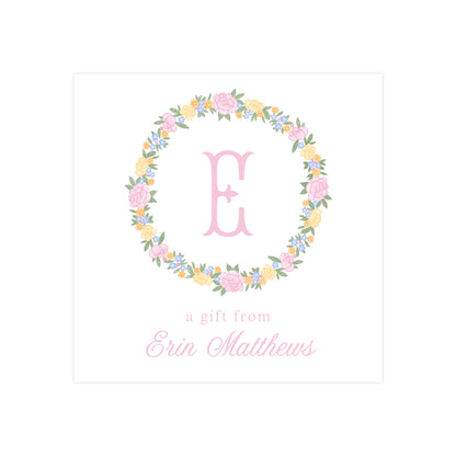 FLORAL WREATH | GIFT TAG