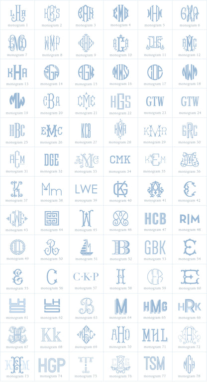 MONOGRAM | 5" X 7" NOTEPAD