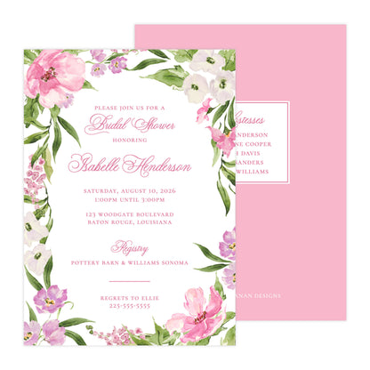 PETALS AND PARTERRE  | BRIDAL SHOWER INVITATIONS (Copy)