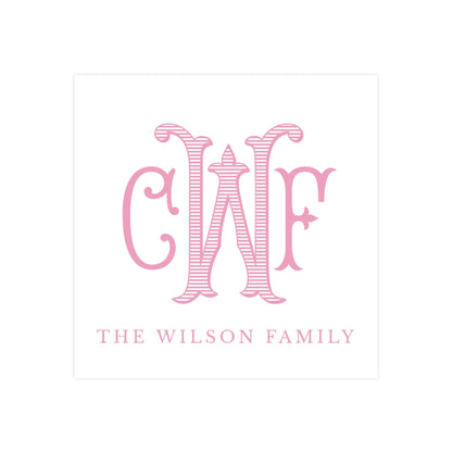 ROMANESQUE MONOGRAM | GIFT TAGS OR STICKERS