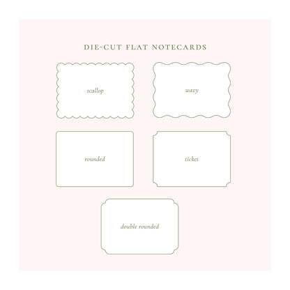 CUSTOM A2 (4.25" X 5.5") DIE-CUT NOTE CARDS