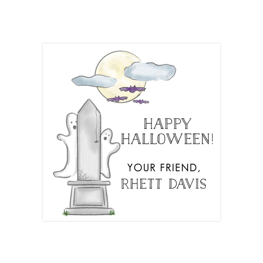 CEMETERY SKELETON (II) | GIFT TAGS & STICKERS