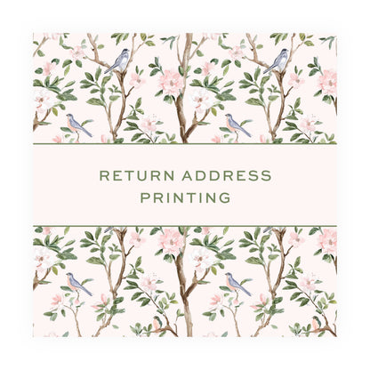 RETURN ADDRESS PRINTING