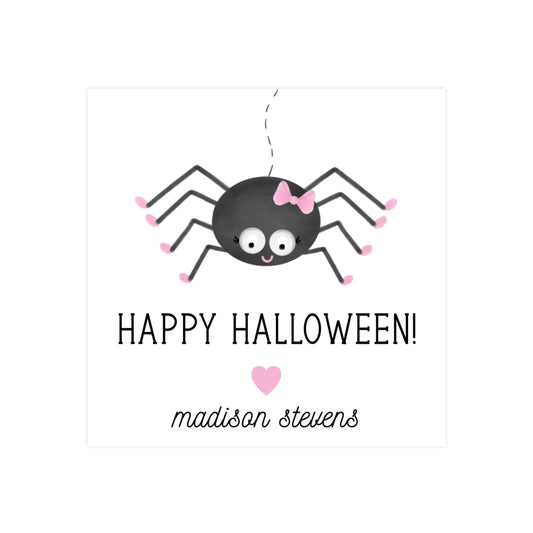 GIRLY SPIDER | GIFT TAGS & STICKERS