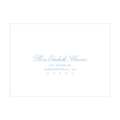 CHINOISERIE BIRDS II (BLUE) | BRIDAL SHOWER INVITATIONS (Copy)