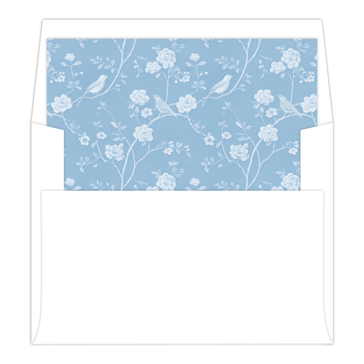 CHINOISERIE BIRDS II (BLUE) | BRIDAL SHOWER INVITATIONS (Copy)