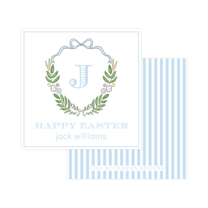 BOY WATERCOLOR CREST | EASTER