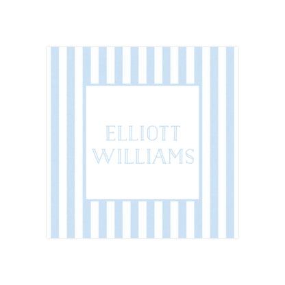BLUE & WHITE STRIPES | GIFT TAG