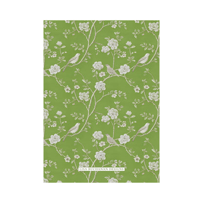CHINOISERIE BIRDS II (GREEN) | BRIDAL SHOWER INVITATIONS