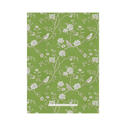 CHINOISERIE BIRDS II (GREEN) | BRIDAL SHOWER INVITATIONS