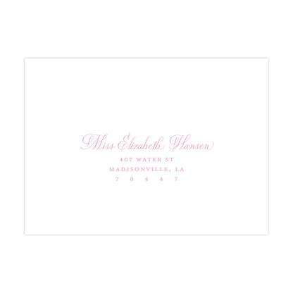 CHINOISERIE BIRDS II (PINK) | BRIDAL SHOWER INVITATIONS