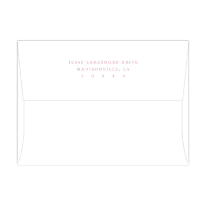 CHINOISERIE BIRDS II (PINK) | BRIDAL SHOWER INVITATIONS