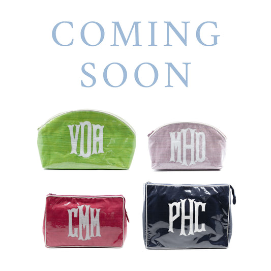 COMING SOON! APPLIQUE COSMETIC BAGS - MADE TO ORDER