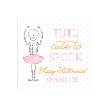 TUTU CUTE SKELETON | GIFT TAGS & STICKERS