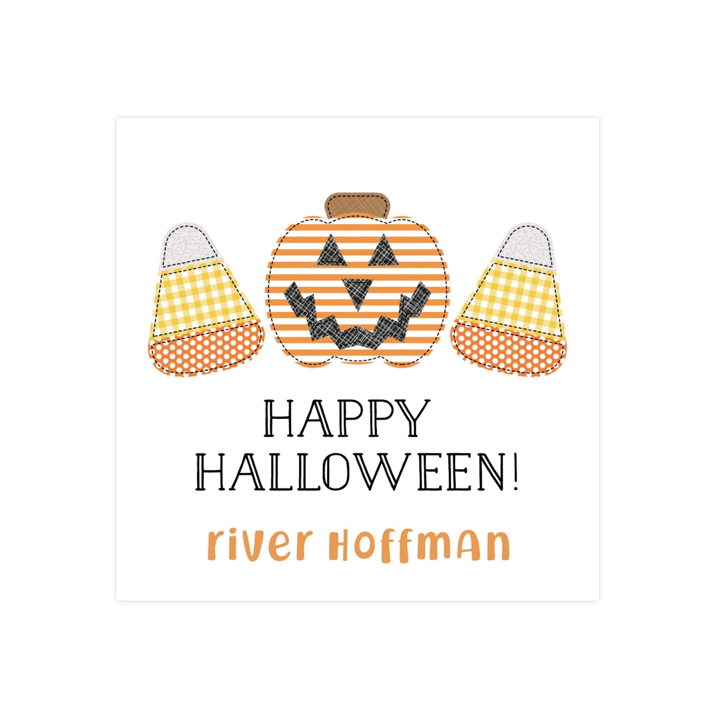 CANDY CORN & JACK-O-LANTERN | GIFT TAGS & STICKERS