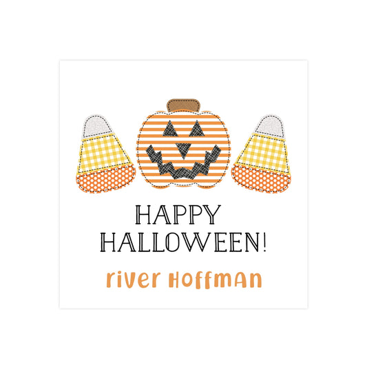 CANDY CORN & JACK-O-LANTERN | GIFT TAGS & STICKERS
