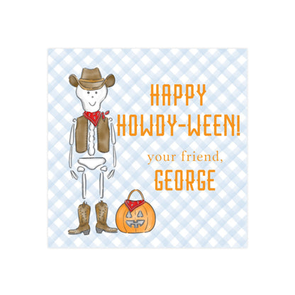 HAPPY HOWDY-WEEN (BOY) | GIFT TAGS & STICKERS