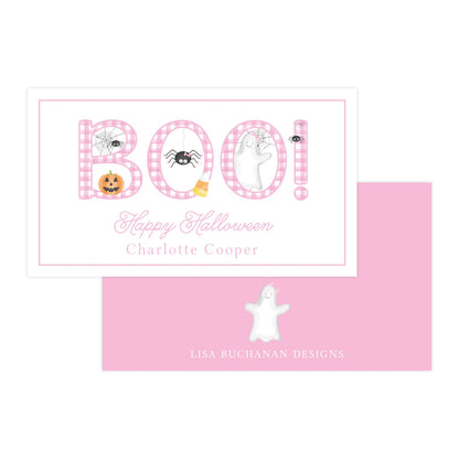 PINK "BOO" | GIFT TAGS & STICKERS