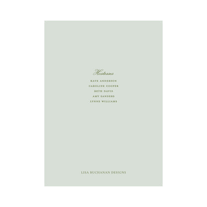 CHINOISERIE BIRDS (GREEN) | BRIDAL SHOWER INVITATIONS