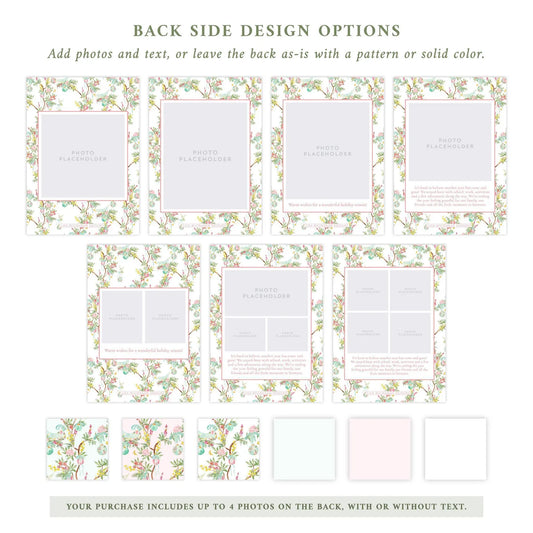 PARISIAN CHRISTMAS GARLAND | CHRISTMAS PHOTO CARD