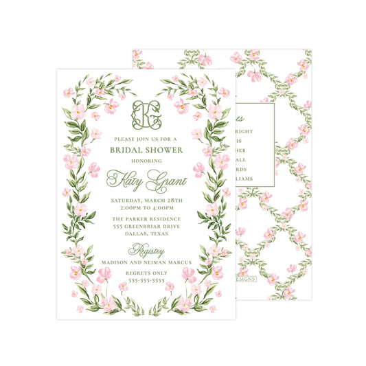 SHELBY'S GARDEN | BABY SHOWER INVITATIONS