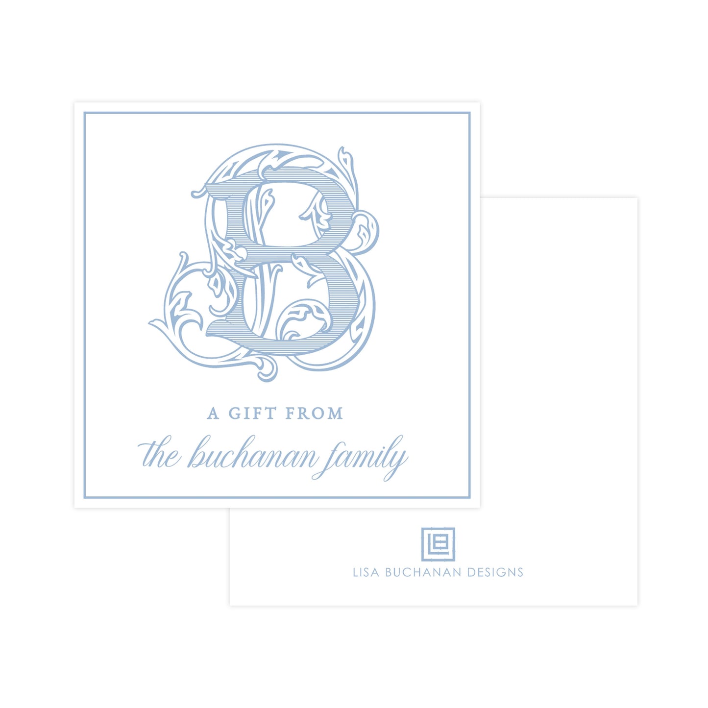 CHOOSE YOUR OWN MONOGRAM | GIFT TAGS & STICKERS