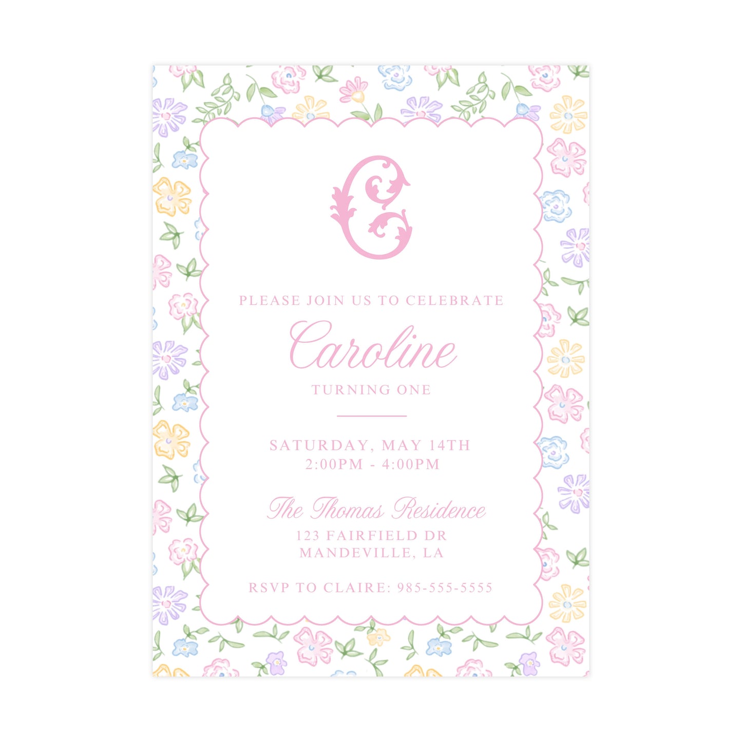 FLORAL | INVITATION