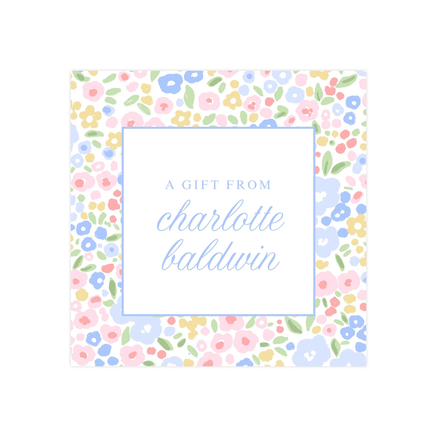 BITTY FLORAL | GIFT TAG