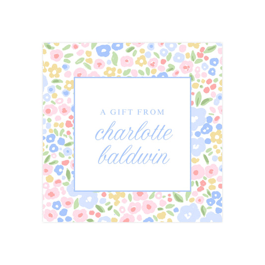BITTY FLORAL | GIFT TAG