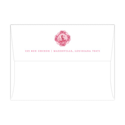 PETALS AND PARTERRE FRAME | BRIDAL SHOWER INVITATIONS